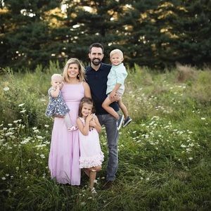 Long lilac maxi dress